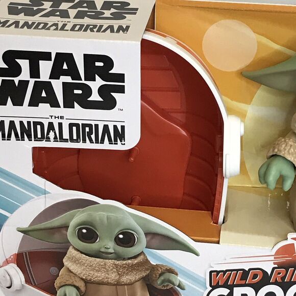 Disney Star Wars Mandalorian - Wild Ridin' Grogu Interactive Animatronic NIB - Picture 5 of 9